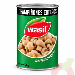 Champiñones Enteros Wasil 400Gr - 230Gr Drenado