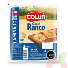 Queso Ranco Laminado Colun 500Gr