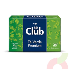 Té Verde Premium Té Club 40Gr 20 Unidades