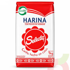 Harina Con Polvos de Hornear Selecta 1Kg
