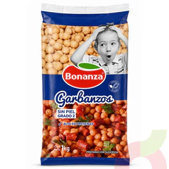 Garbanzos Sin Piel G2 Bonanza 1Kg