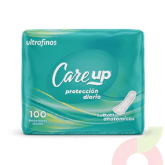 Protectores Diarios Ultrafinos Care Up 100 Unidades