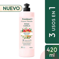 Crema Capilar 3 en 1 Rosas Camelias Familand 420Ml