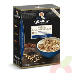 Avena Multisemillas Linaza, Sésamo Negro & Chía Quaker 600Gr