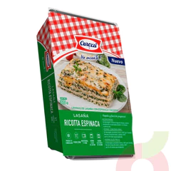 Lasaña Ricotta Espinaca Carozzi 320Gr