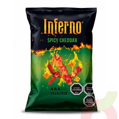 Palitos Spicy Cheddar Inferno 150Gr