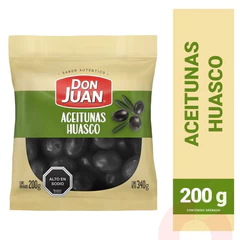 Aceitunas Huasco Don Juan Peso Drenado 200Gr