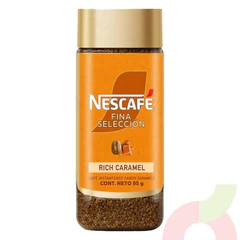 Café Rich Caramel Nescafe Fina Selección 95 Gr