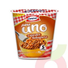 Espirales Boloñesa Para Uno Carozzi 70Gr 