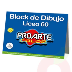 Block Proarte Liceo 20 Hojas