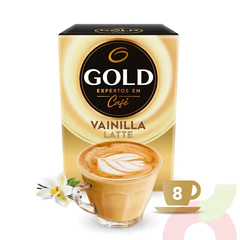 Café Vainilla Latte Gold 112Gr 8 Unidades