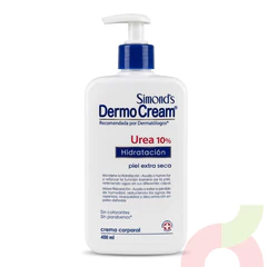 Crema Corporal Hidratación Urea 10% Simonds 400Ml