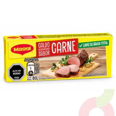 Caldo Carne Maggi 80Gr 8 Unidades