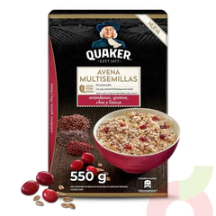 Avena Multisemillas Arándanos, Quinoa, Chía & Linaza Quaker 550Gr