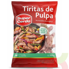 Tiritas de Pulpa Super Cerdo 500Gr