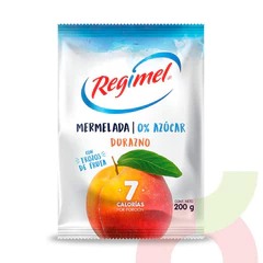 Mermelada Durazno 0% Azúcar Regimel 200Gr