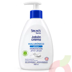 Jabón Crema Hialurónico Simonds 500Ml