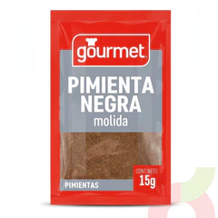 Pimienta Negra Molida Gourmet 15Gr