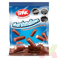 Marshmallow Bañados Chocolate Spak 180Gr