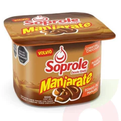Postre Manjarate Soprole 100Gr 3D