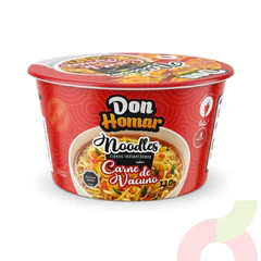 Fideos Instantáneos Carne Vacuno Don Homar 110Gr