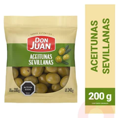 Aceitunas Sevillana Don Juan Peso Drenado 200Gr