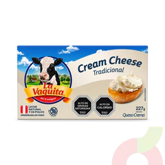 Queso Crema Tradicional La Vaquita 227Gr