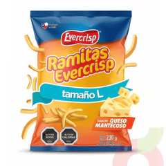 Ramitas L Queso Mantecoso Evercrisp 230Gr 