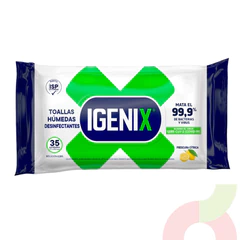Toallas Húmedas Desinfectantes Igenix 35 Unidades