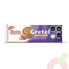 Galletas Crema de Maní Gretel Costa 85Gr