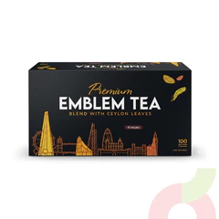 Té Negro Ceylon Blend Premium Emblem Tea 180Gr 100 Unidades