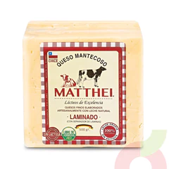 Queso Mantecoso Laminado Matthei 500Gr