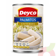 Palmitos Enteros Deyco 400Gr - 220Gr Drenado