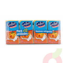 Pack Probiótico Damasco Calan 108Ml 12 Unidades