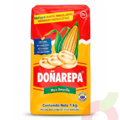 Harina de Maíz Amarillo Doñarepa 1Kg