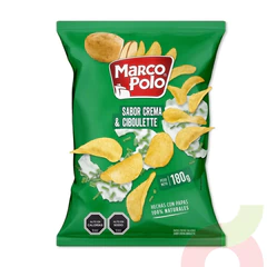 Papas Fritas Crema & Ciboulette Marco Polo 180Gr
