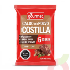 Caldo Costilla Gourmet 48Gr 6 Unidades