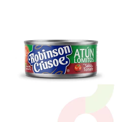 Atún Lomitos salsa Tomate Robinson Crusoe 140Gr- Drenado 91Gr 
