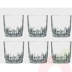 Set Vasos Vidrio Vegas Whiskey Nadir 290Ml 6 Unidades