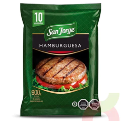 Hamburguesas de Vacuno San Jorge 900Gr 10 Unidades