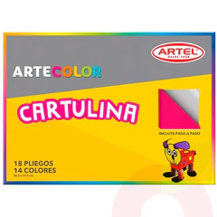 Carpeta Artecolor Cartulina 14 Color 18 Unidades Artel