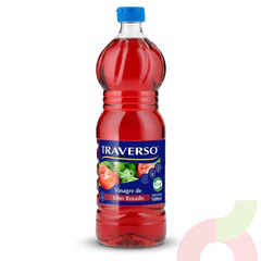 Vinagre de Vino Rosado Traverso 1Lt
