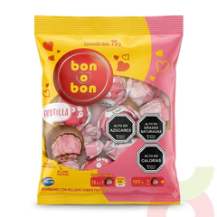 Bonobon Frutilla Arcor 75Gr 5 Unidades 