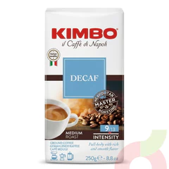 Café Grano Descafeinado Kimbo 250Gr