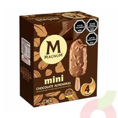 Mini Magnum Chocolate Almendra Bresler 240Ml 4 Unidades