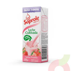 Leche Cultivada Frutilla Soprole 170Ml