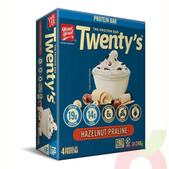 Barritas Hazelnut Praline Twentys 240Gr 4 Unidades