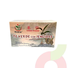 Té Verde con Jengibre Bostar 20 Unidades