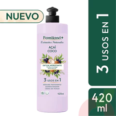 Crema Capilar 3 en 1 Acaí Coco Familand 420Ml