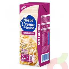 Crema de Leche Sin Lactosa Nestlé 200Ml
